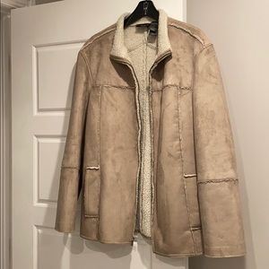 Mens Shearling Jacket - Medium